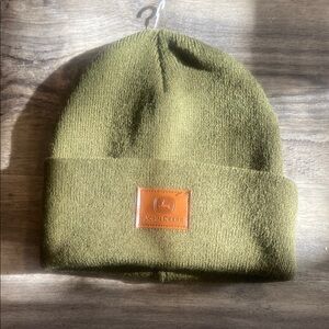 John Deere Olive Green Beanie